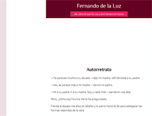 Tablet Screenshot of fernandodelaluz.com